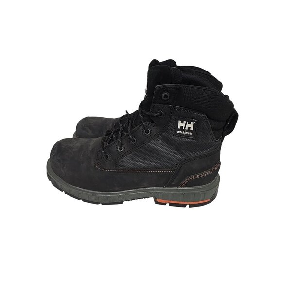 Helly Hansen Men\'s 6” FreshTech Steel Toe Work Boots HHS232001 Black Size 13M